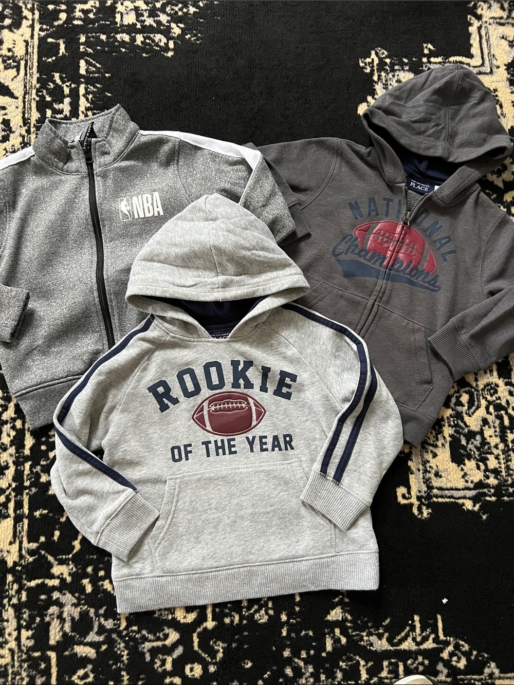 Boys 3 pc hoodie bundle NBA/children’s place size 4/4T